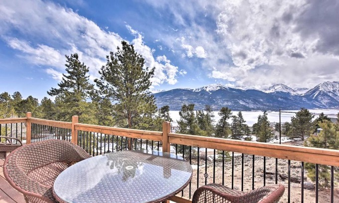 Twin Lakes House | Gorgeous Twin Lakes Home with Deck Overlooking Mtns!