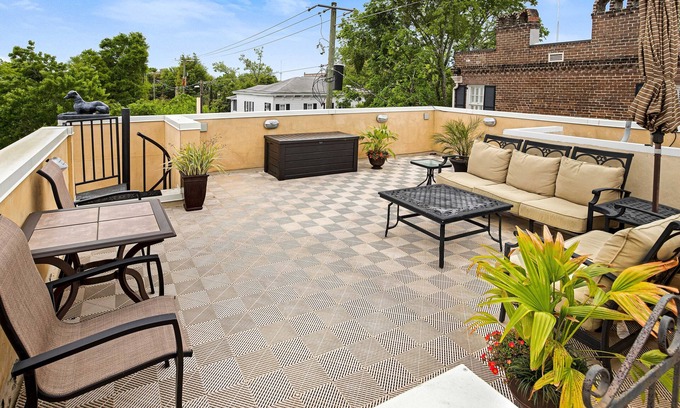 Historic District - North House | Grand Downtown Savannah Villa w/Parking & Rooftop Views by Lucky Savannah