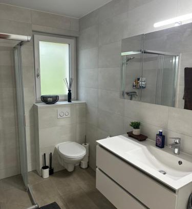 Remaufens House | Grande chambre avec salle de bain privé