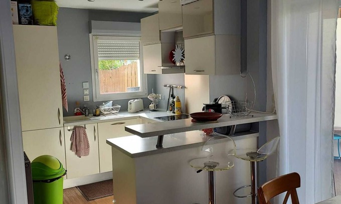 Ragon et la Malnoue House | Grande Maison 3chambres Jardin