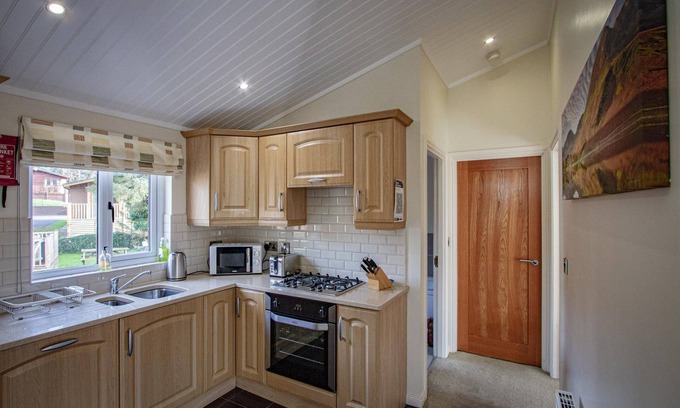 Troutbeck Bridge Cabin | Grandpa's Lodge - a holiday lodge that sleeps 4 guests in 2 bedrooms