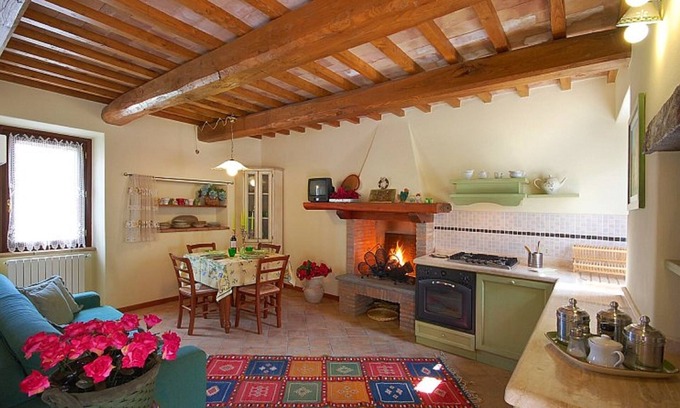 Castel Cellesi House | GREEN HOUSE - CASA VERDE -near CIVITA DI BAGNOREGIO- panoramic view