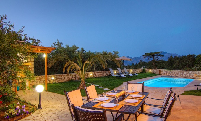 Tzannakiana Villa | Green Paradise Luxury Villa In Crete