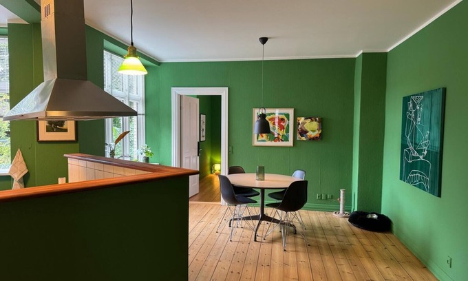 Aalborg Midtby Condo | Greenbrook whole home in Central Aalborg, close to transit options, eateries e.g