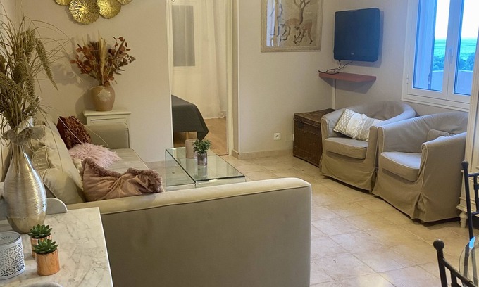 Figarella House | Ground floor of villa 5 mn from the sea by car on santa maria di lota