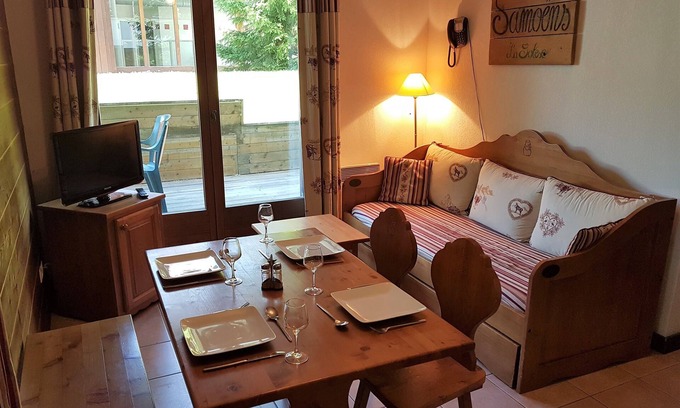 Samoens Apartment | Ground Floor Apartment, with Large Patio.