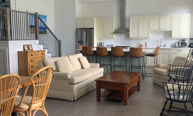 Little Pond Apartment | Ground level 2 bedroom 2 and 1/2 bath