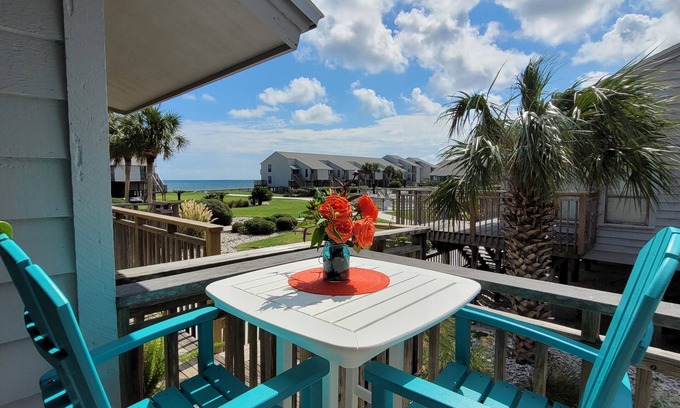East End House | Gulf views, community pool, 60 seconds to the beach!