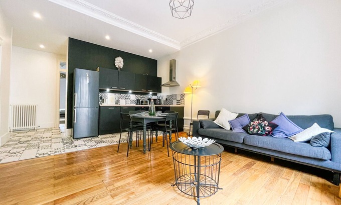 Secteur 1 Apartment | #H9 | Le spacieux de la Gare ♟| Large T4 fully equipped |Gare de Grenoble