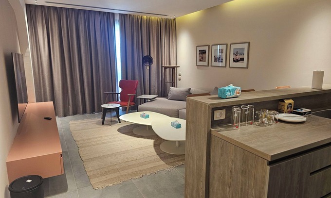 Marsa Matruh Ski Chalet | Hacienda Red north coast chalet 3 bedrooms free access for beach .garden viewn