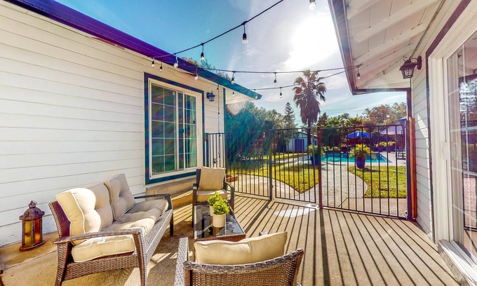 Arden-Arcade House | Half-Acre Haven near Sights with Private Pool, Full Kitchen, Jetted Tub
