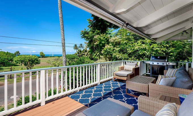 Hanalei Palms House | Hanalei Dream House - Bikes & A/C included