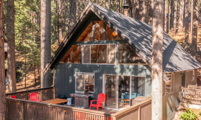 Dorrington Ski Chalet | Hangtree Hangout Pet Friendly w/ Lake & Rec Center Access!