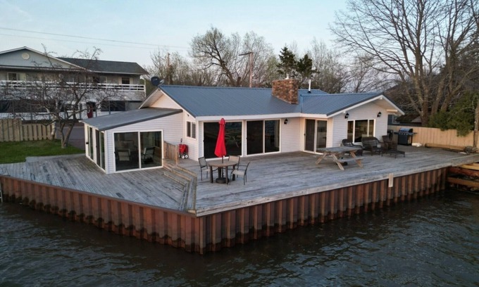La Pointe House | Harbor Beach House - Right on the Water, located Downtown La Pointe!