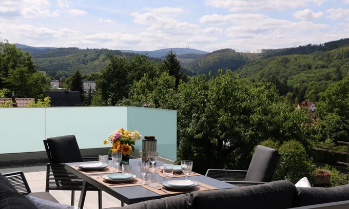 Hasserode House | Harzhaus Sonnenschein - Ground floor with a great view of the Brocken