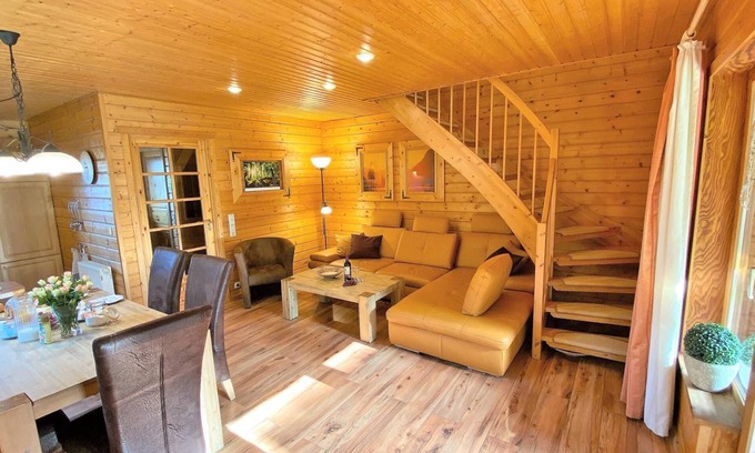 Rotacker Apartment | HAS-26 - Wooden holiday home on the edge of the forest with terrace (HT) - Naturerlebnisdorf