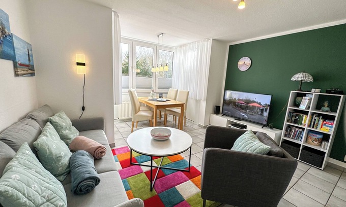 Doese Apartment | Haus Elbstrom apartment 11 - family-friendly apartment opposite the spa gardens