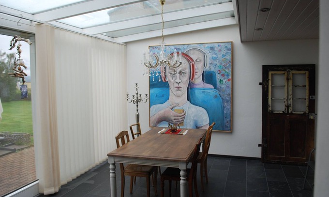 Steffisburg House | Haus mit Garten, Sauna, Biotop und Feuerstelle