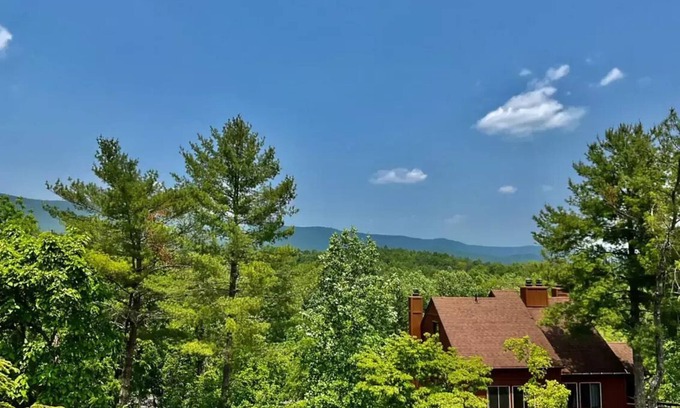 Basye Condo | Hawks Nest-Charming 2-bedroom condo in wonderful Basye with WiFi, AC