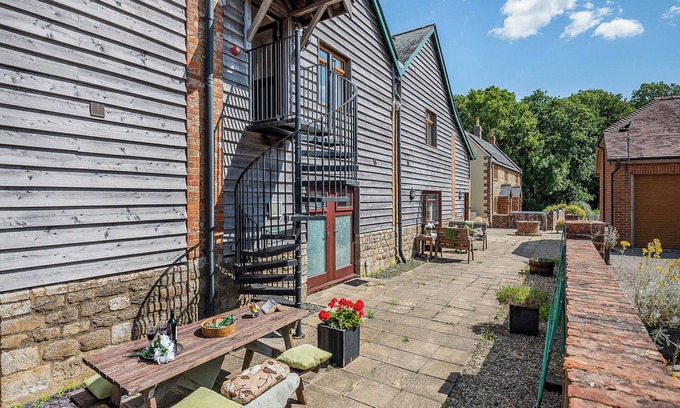 Woolland Apartment | Hayloft’s character, privacy, and countryside charm make it a true retreat.