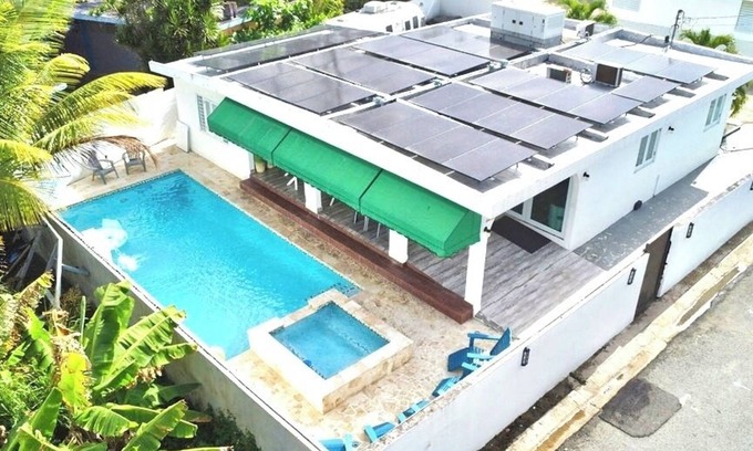 Playa Fortuna House | Hear the Waves | Luquillo Stay Walking Distance to the Beach, Nearby Rainforest & Ferry Access