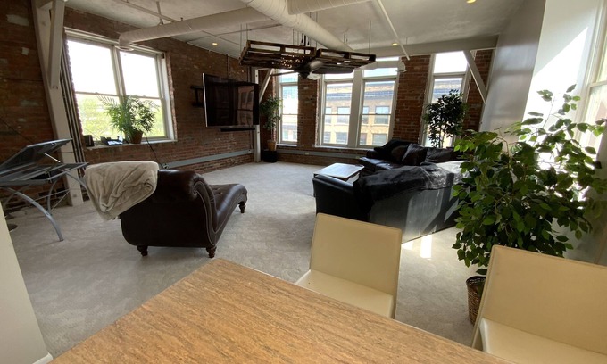 Downtown Omaha Condo | Heart of The Old Market Sunburst Penthouse!