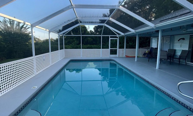 North Port House | Heated pool for Your next vacation getaway!