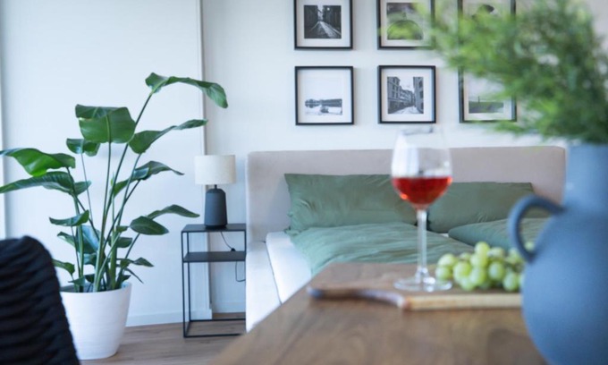 Antonsviertel Apartment | Helles Apartment mit tollem Blick über Augsburg