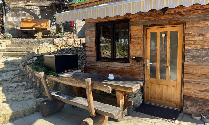 Unterdurrbach Cabin | Henry's Cozy TinyHouse with Premium Tent- quiet and idyllic with garden