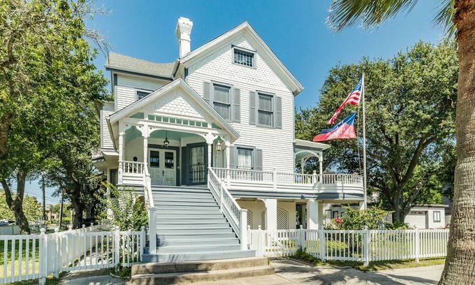 Galveston House | Henry Trueheart's Sweethaven: Walk to the beach from an historic Victorian!