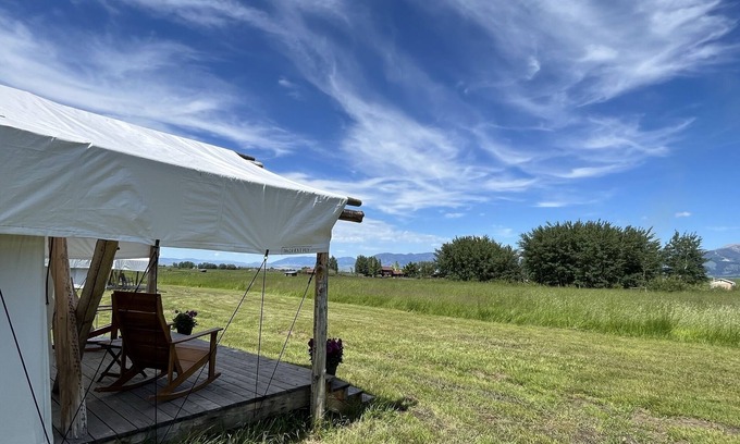 Bozeman Cabin | Heritage Ranch 'Jefferson' Glamping Tent (9)