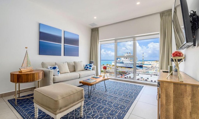 Oranjestad Apartment | Hh-2Bstd614 - All Shades Of Blue Oceanfront Luxury Condo