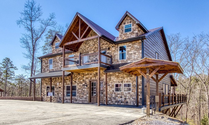 Sevierville Cabin | HIBERNATION STATION - 12 Bedrooms with a pool!