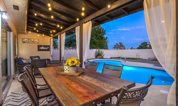 Spring Valley House | Hidden Gem in the Desert -Gym/Pool/Spa/Games-4BR