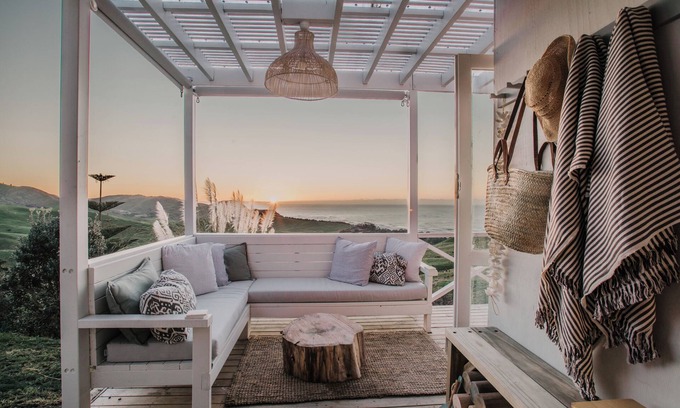 Gisborne Cabin | Hinterland Retreat. Coastal glamping cabin minutes from the surf.