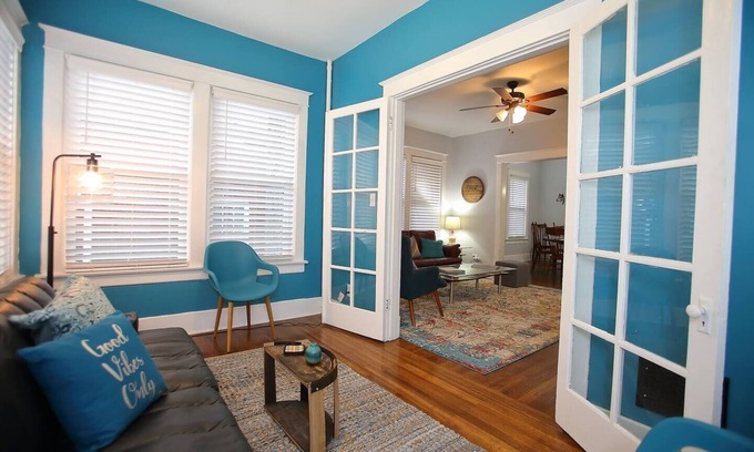 Cherokee Triangle Apartment | Hip 3BR Highlands Loft in Heart of the Highlands!