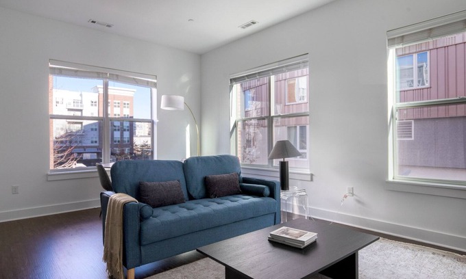 Cambridge Apartment | Hip Alewife 2BR w/Gym & W/D, nr Red Line, by Blueground