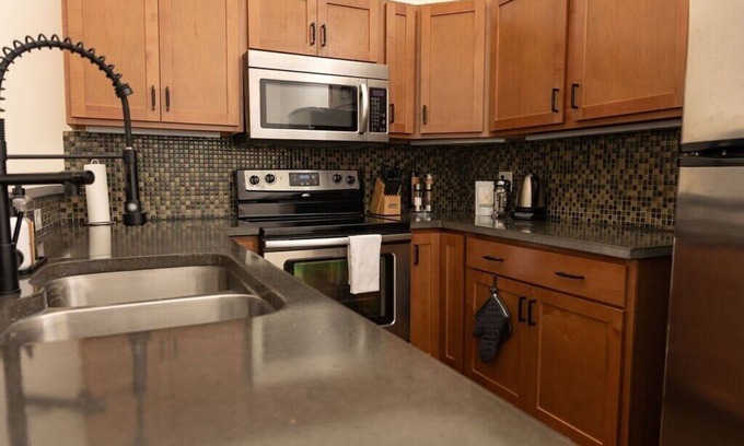 Roanoke Apartment | Historic brick charm 1BR downtown