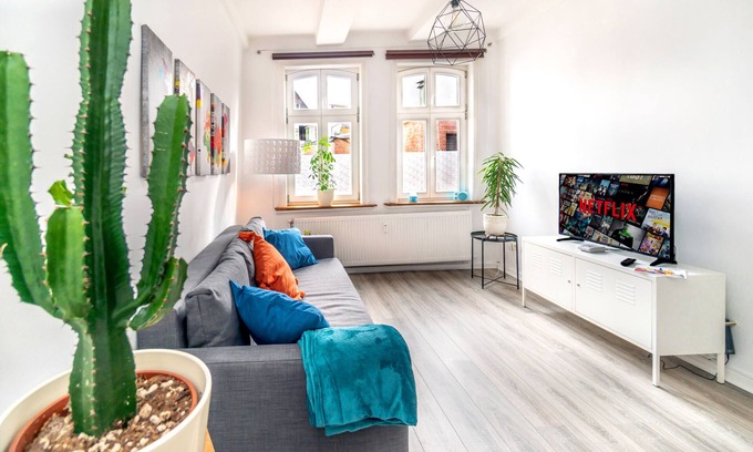 Uelzen Apartment | Historic LOFT in a prime location - fast Wi-Fi, Netflix, Smart TV, kitchen