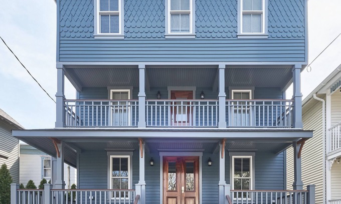Ocean Grove House | Historic Shore Home w/Modern Coastal Interiors. 5 min walk to beach!