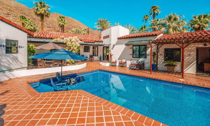 The Mesa House | Historic Spanish-Style Home in The Mesa Neighborhood with Pool, Spa and Dining Pergola