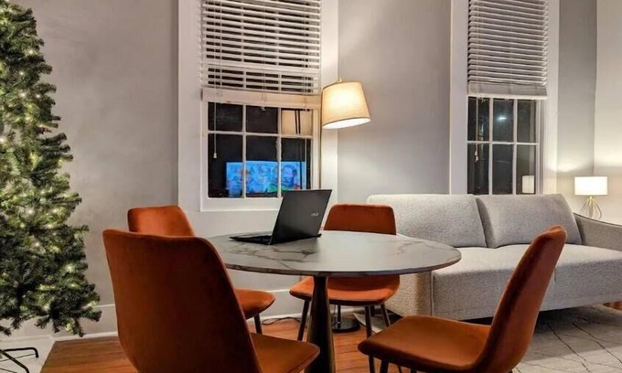Central Business District Apartment | Historic upstairs home in downtown, walk to everything.