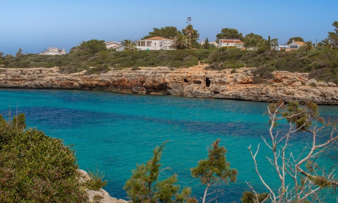 Son Carrio Apartment | Holiday Apartment "Menorca Blue" with Shared Pool, Private Terrace & A/C