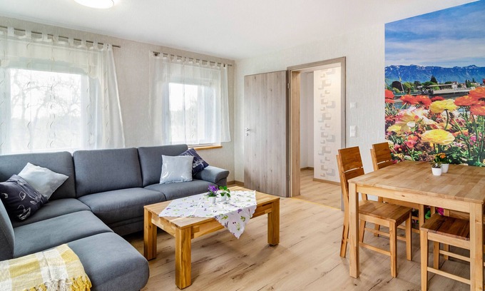 Herdwangen Schoenach Apartment | Holiday Apartment "Lidobo 01" with Mountain View, Balcony & Wi-Fi