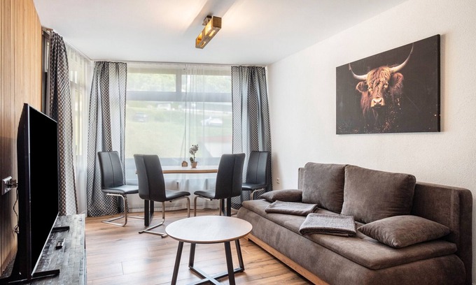 Schluchsee Apartment | Holiday Apartment 'Black Forest Style' with Balcony and Wi-Fi