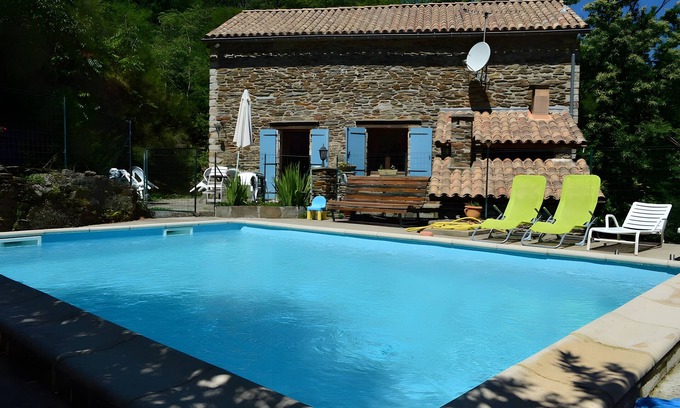 Saint-Michel-de-Deze House | Holiday Home 'Mas Avec Piscine Privee' with Private Pool