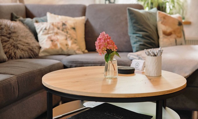 Fuchsmuehl House | Holiday Home 'Alte Wognerei' with Private Terrace, Shared Garden and Wi-Fi