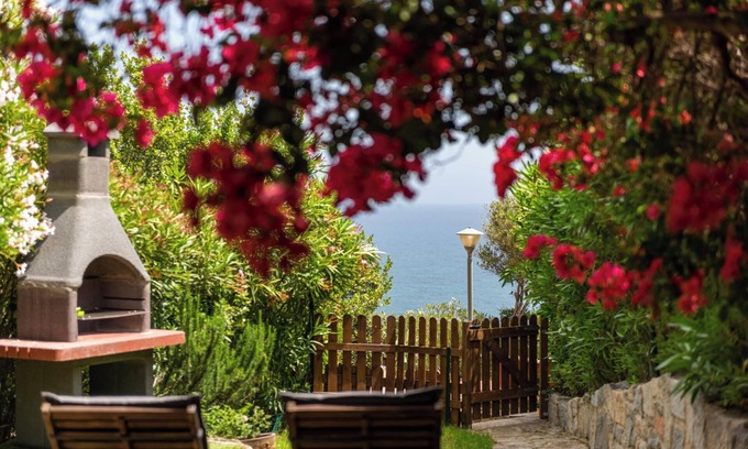 Villasimius House | Holiday Home 'Bougainville' with Sea View, Private Terrace and Wi-Fi