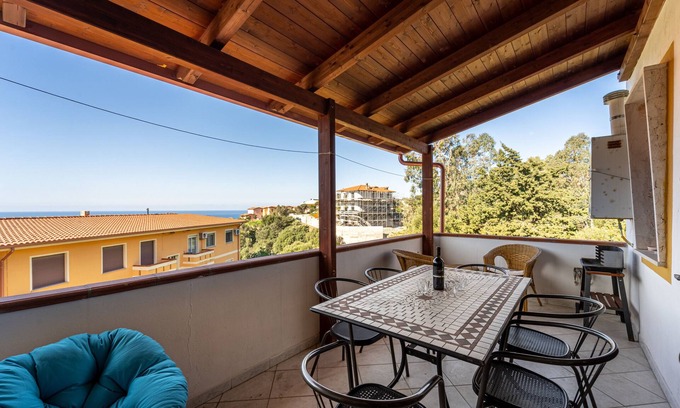 Nebida House | Holiday Home “Casa Lamarmora” with Large Terrace, Air Conditioning & WiFi