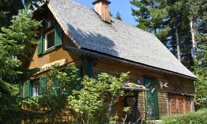 Oberwiesenthal House | Holiday Home 'Hubertushütte' with Mountain View, Private Terrace and Private Garden